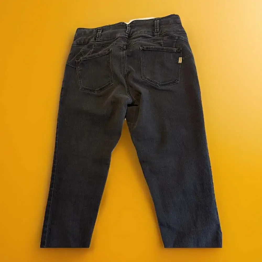 1822 Women's Black Denim Jegging Jeans Size 14